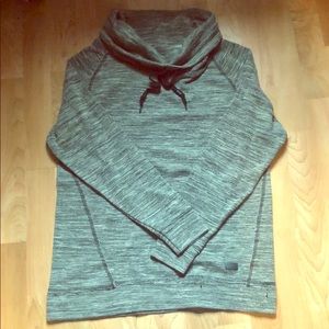 Men's Outpost sweater in beige with raw edge